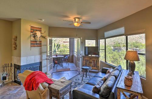 Tucson Apartment | Serene Desert Escape with Porch and Resort-Style Perks