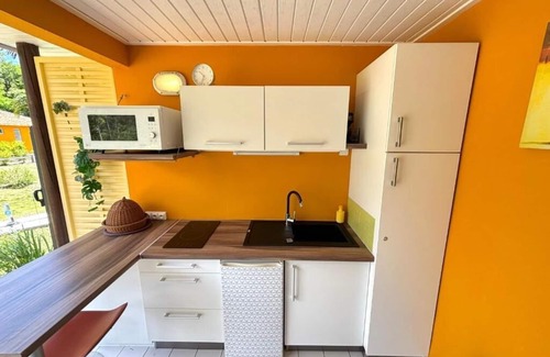 Marie-Galante House | Set in a lush green area, your bungalow is a few steps from a natural beach.