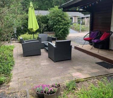 Beekbergen-Zuid House | Sfeervolle blokhut op de Veluwe op recreatiepark Topparken in Beekbergen met vrije tuin en eigen parkeerplaats