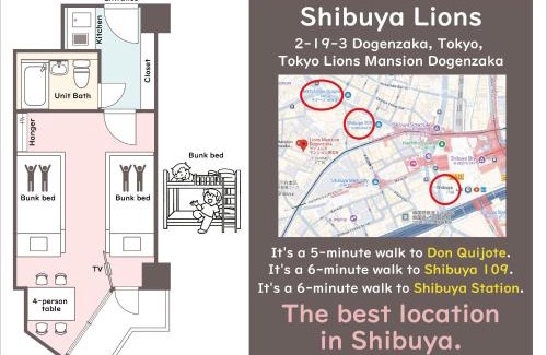 Dogenzaka Apartment | Shibuya Lions