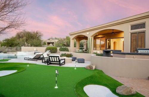 North Scottsdale House | Sierra Luxe Home - Chic Design Dream Backyard with Pool