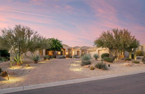 North Scottsdale House | Sierra Luxe Home - Chic Design Dream Backyard with Pool