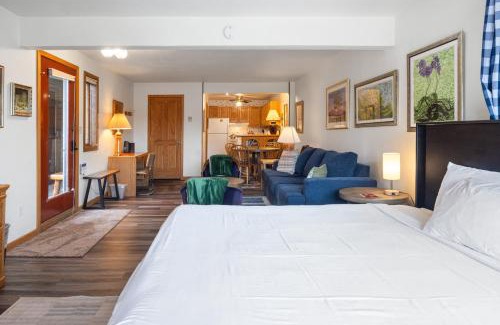 Crested Butte Apartment | Ski-in Ski-out Studio Private Balcony & Fireplace condo