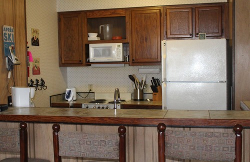 Snowshoe Condo | Slopeside ski in/out 1 bedroom condo with parking on site!