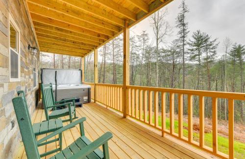 Hartford House | Smoky Mountain Cabin Rental with Hot Tub and Views!
