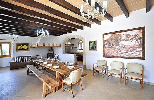 Montuiri Villa | SON PUJOL- Majestic country house with private pool in Montuiri. Mallorca. Satellite TV -93866- - Free Wifi