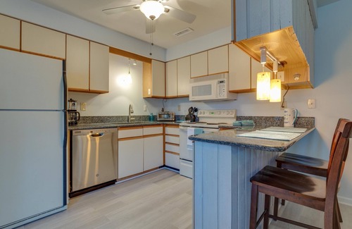 Kitty Hawk Condo | Sound side OBX Garden Condo no stairs, pool -Come enjoy the Fall at the beach!