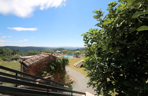 Les Salelles House | South Ardèche, charming house with swimming pool and magnificent view