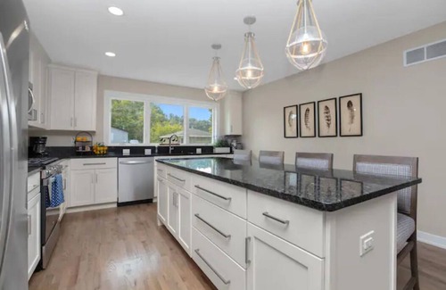 Edwardsburg House | South Shore Sunrise: 100% Renovated Lake Home, Pontoon INCLUDED, near Notre Dame