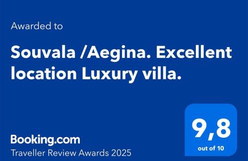 Souvala Villa | Souvala/Aegina. Excellent location Luxury villa.