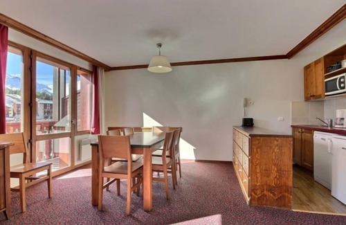 Plagne Soleil Apartment | Spacious 3-room apartment, top floor, ski-in/ski-out, pets allowed