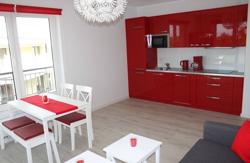 Sianozety Apartment | Spacious apartment, pool view, 500 m to the beach, Baltic Sea near Kolberg