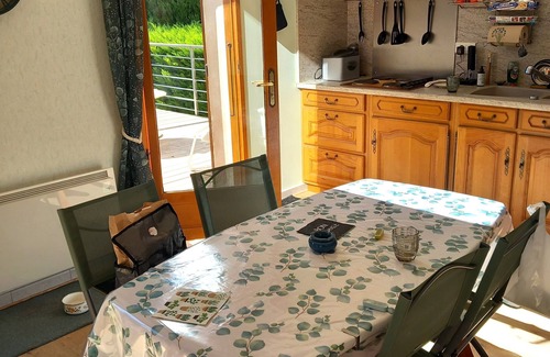 Embrun Apartment | Spacious apartment with magnificent view and terrace, on the 1st floor of a villa.