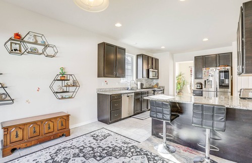 Ewing House | Spacious Ewing Township Home: Home Gym & Deck!