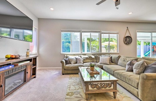 Folsom House | Spacious Folsom Getaway with Pool and Hot Tub!