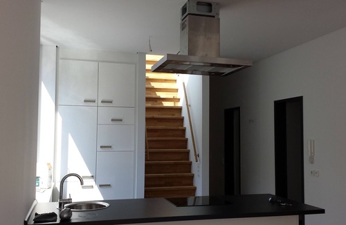 Hammerbrook Boat Rental | spacious houseboat - bungalow with roof terrace "downtown" Hamburg