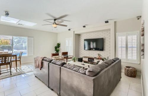 Rhodes Ranch House | Spacious Luxury Desert Retreat with Heated Pool Putt putt and a playground for family