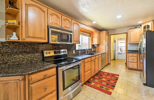 Mancos House | Spacious Mancos Home with Furnished Deck and Yard!