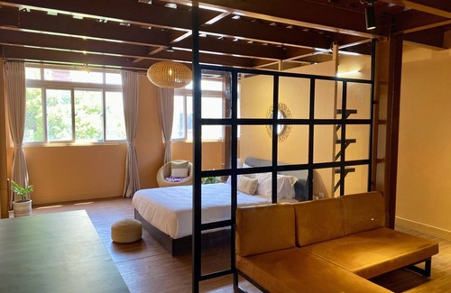 Thamel Apartment | Spacious & modern 750 sq ft. BOHO style studio apartment in central Thamel, KTM!