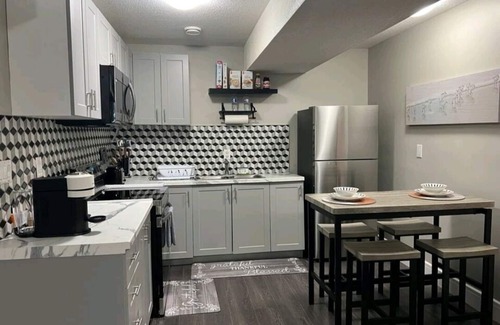 Northwest Edmonton House | Spacious stylish family-friendly two bedroom basement suite for your comfort