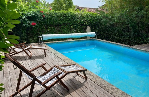 Quissac Villa | Spacious two bedrooms house with garden and swimming pool south of France