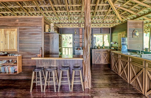 Cabo Matapalo House | Spectacular beachfront & tropical home with a shared pool, W/D, lanai, hammock