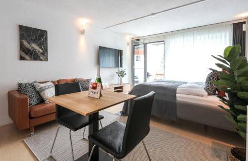 Engelberg Apartment | Spirit Apartments - Studio #3 - Balkon - Parkplatz
