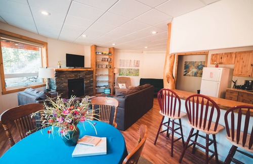 Hill City Cabin | Spring Creek Splendor. The Perfect Location. Private Lower Level Apartment. Fun!
