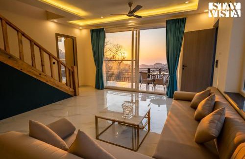 Naina Range Villa | StayVista at Sunset Springs with Pool & Views