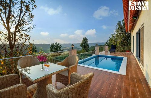 Shahapur Villa | StayVista's Glenview Villa - Mountain-View Oasis with Private Pool, Deck, Lawn & Indoor Fun