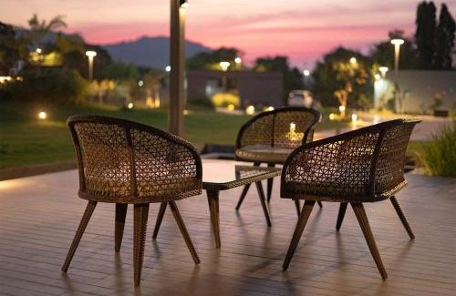 Nashik Villa | StayVista's Le Bon Horizon - Hillside Elegance with Chic Interiors, Poolside Serenity & Picturesque Gazebo - Proximity to Sula