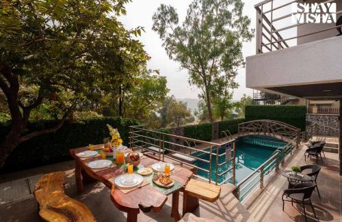 Bhilar Villa | StayVista's Sunflower Villa - Mountain-View Retreat with Pool & Games Room