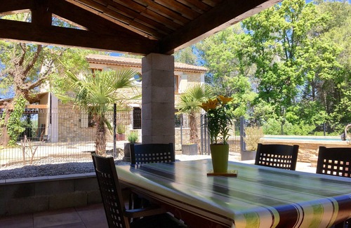 Cruviers-Lascours Villa | stone house, private pool, situated degagee view to wilderness calm