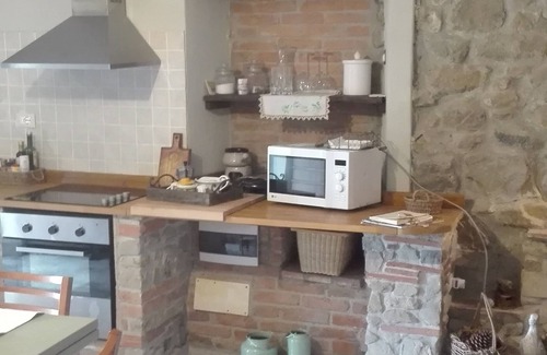 Boveglio Apartment | Stone Rustico with garden in ancient village, Tuscany Exclusive whirlpool