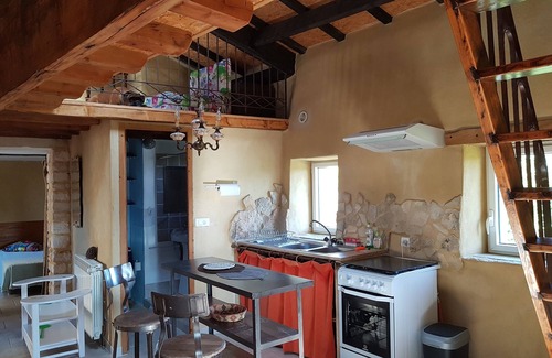 Issirac House | Stone village house, pets welcome.