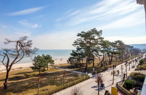 Binz Apartment | Strandvillen Binz - Ferienwohnung mit Meerblick, 1 Schlafzimmer und Balkon SV-762