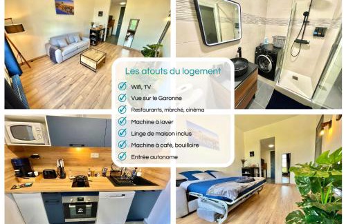 Fer a Cheval Apartment | " Studio 5ème Ciel " Vue - Centre Ville - Wifi