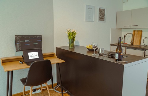 Oberesslingen Apartment | Studio Apartment mit Parkplatz