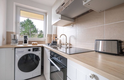 Nordstadt Apartment | Studio apartment with kitchen and balcony