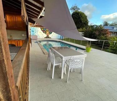 Vieux-Habitants Apartment | Studio charmant avec piscine à Vieux-Habitants, 26 m²