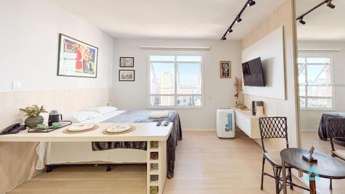 Marista Apartment | Studio Decorado no Setor Marista, Blend SmartStyle