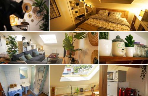 Anatole France Danton Apartment | Studio "En Coeur de Ville" - Proche Mairie et Quartier Perret - Calme et Charmant
