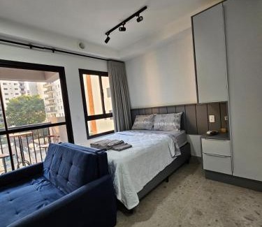 Vila Pompeia Apartment | Studio lindo, Novo, a 4 Quadras do Allianz Parque - Shopping Bourbon - Perdizes