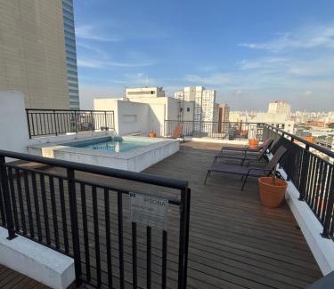 Se Apartment | Studio moderno com piscina e academia na Liberdade