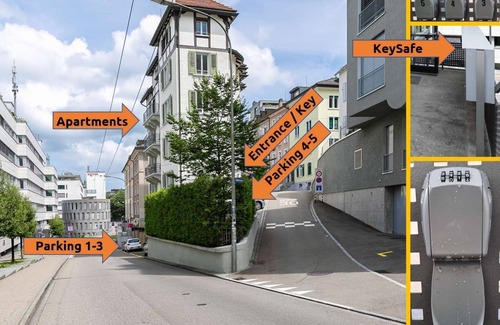 St. Gallen Apartment | Studio Multertor with Parking lot