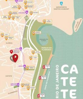 Catete Apartment | Studio na zona cultural do Rio! A/C, Wi-Fi, TV