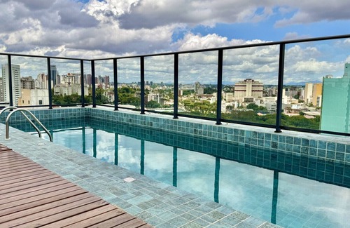 Matriz Apartment | Studio near Shopping Mueller complete with parking space and air conditioning