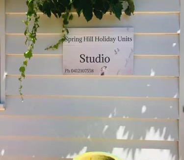 Queenscliff Apartment | Studio Spring Hill Holiday Units Pet friendly