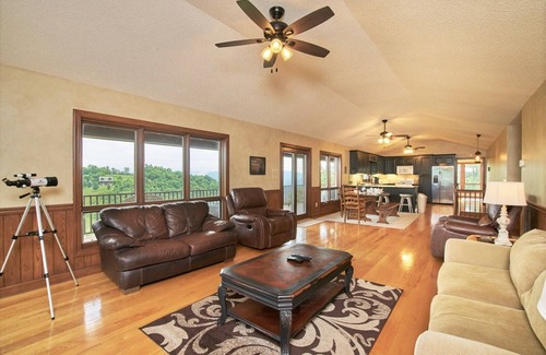 Banner Elk House | Stunning Expansive Mountain Views-5BR4BA ,19 Private Acres, Hot Tub, Pool Table