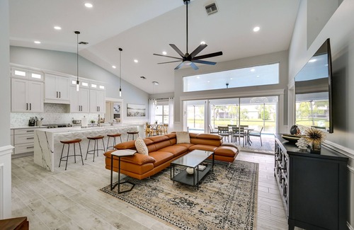 Crown Pointe House | Stunning Naples Home w/Pool, Patio, Water Views